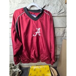 Team Edition Alabama Crimson Tide Mens 2XL V-Neck Windshirt Pullover Red NCAA‎